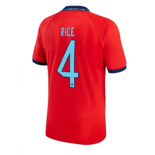 Muški Nogometni Dres Engleska Declan Rice #4 Gostujuci SP 2022 Kratak Rukav